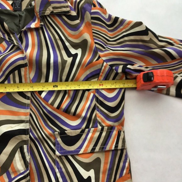 Ideology for Macys Retro 1970s Look Coat Jacket Blazer Size Small - Picture 8 of 8